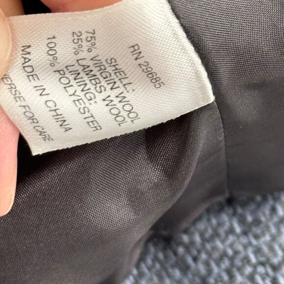 Pendleton Plus Women's Blazer size16W Gray blue Wool Two-Button Jacket - Picture 4 of 9